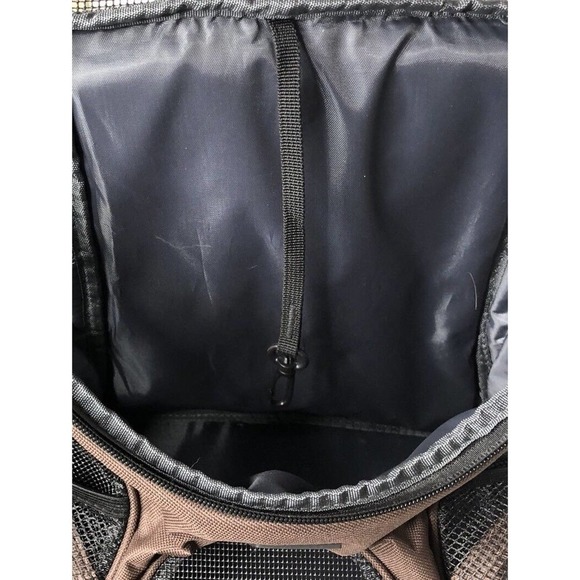 NEW Fuloon Small Brown Pet Backpack Vented Carrier with Adjustable Straps - Picture 7 of 8